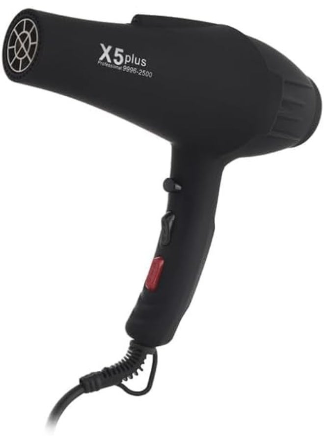 موهير مجفف الشعر الاحترافي X5 Plus للنساء، بقوة 2500 واط، سرعتان، هواء ساخن وبارد مع زر الهواء البارد، فوهة مركزة لتصفيف سريع في المنزل - Image 1